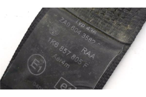 Recambio de cinturon seguridad trasero izquierdo para volkswagen golf v (1k1) 1.9 tdi referencia OEM IAM 1K6857805DRAA  