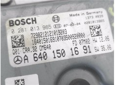 Recambio de centralita para mercedes-benz clase a (bm 169) 2.0 a 180 cdi (169.007) referencia OEM IAM A6401501691 281013965 