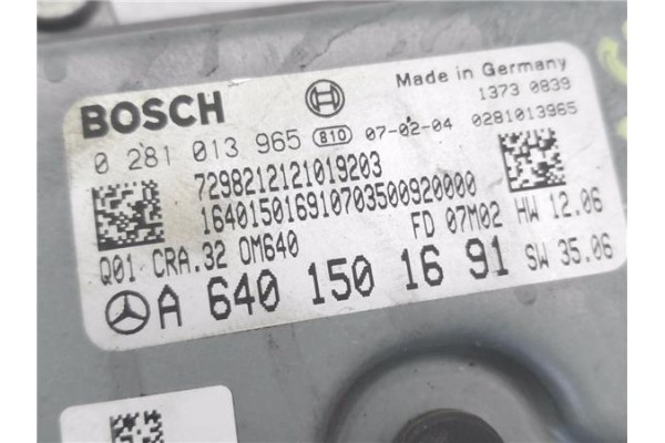 Recambio de centralita para mercedes-benz clase a (bm 169) 2.0 a 180 cdi (169.007) referencia OEM IAM A6401501691 281013965 