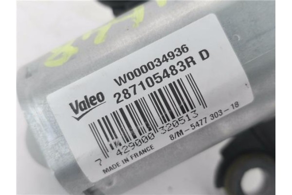 Recambio de motor limpiaparabrisas trasero para dacia sandero stepway 2017-2020 1.0 sce stepway 75 (b8jc, b8jd) referencia OEM I