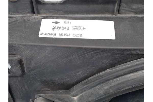 Recambio de electroventilador para peugeot partner combispace (5f) 2.0 hdi referencia OEM IAM 9645028480  