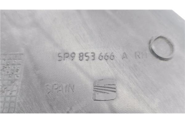 Recambio de rejilla paragolpes delantero derecha para seat altea xl (5p5) 1.6 tdi referencia OEM IAM 5P9853666A  