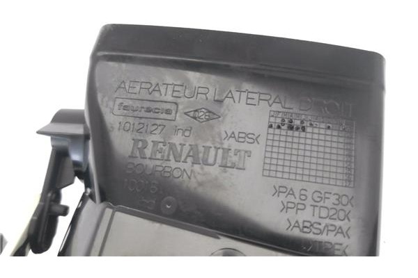 Recambio de rejilla entrada de aire para renault grand scénic iii (jz0/1_) 1.5 dci referencia OEM IAM 1012127 10016 