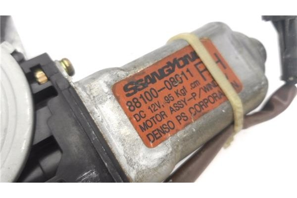 Recambio de mecanismo elevalunas trasero derecho para ssangyong rexton 2.7 270 xdi limited referencia OEM IAM 8810008011  
