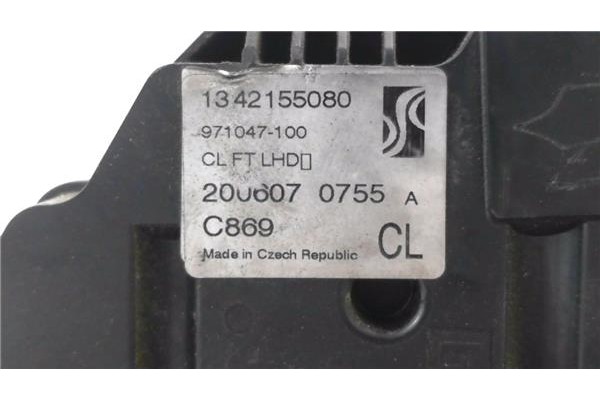Recambio de cierre electromagnetico delantero izquierdo para citroen jumper furgón 2.2 hdi 100 referencia OEM IAM 1342155080 971