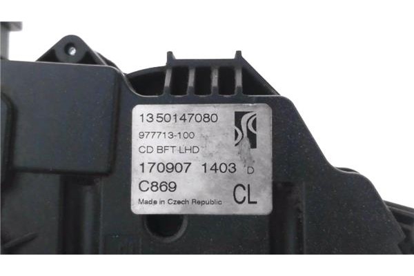 Recambio de cierre electromagnetico delantero derecho para citroen jumper furgón 2.2 hdi 100 referencia OEM IAM 1350147080 97771