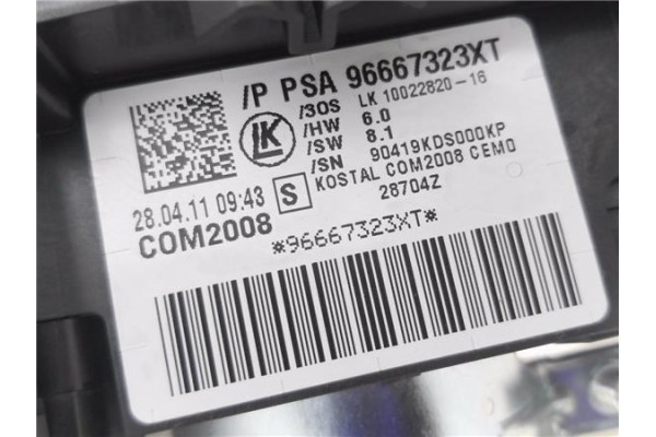 Recambio de mando intermitencia para citroen c3 1.4 attraction referencia OEM IAM 96667323XT  