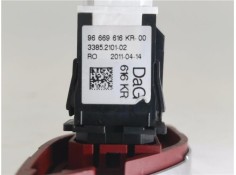 Recambio de interruptor luces emergencia para citroen c3 1.4 attraction referencia OEM IAM 96669616KR  