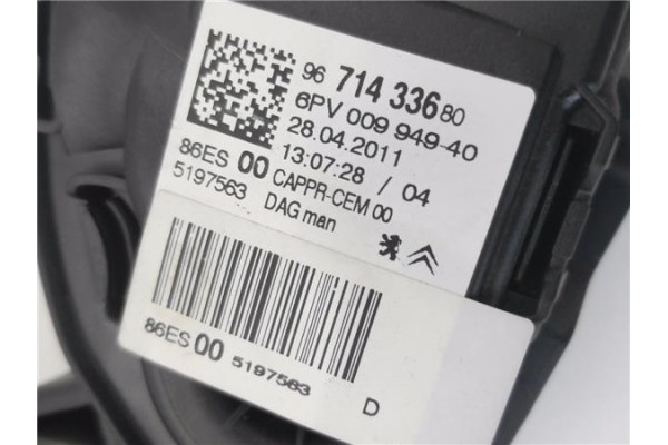 Recambio de pedal acelerador para citroen c3 1.4 attraction referencia OEM IAM 9671433680  