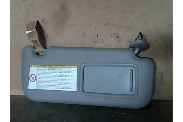 Recambio de parasol derecho para toyota yaris (ksp9/scp9/nlp9) 1.3 vvt-i referencia OEM IAM 743100D270B0   Recambio de parasol derecho para toyota yaris (ksp9/scp9/nlp9) 1.3 vvt-i referencia OEM IAM 743100D270B0