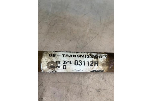 Recambio de palier delantero derecho para renault grand scénic iii (jz0/1_) 1.5 dci referencia OEM IAM 391003112R 2,70E+06 