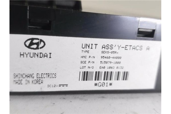 Recambio de modulo electronico para hyundai h-1 furgón 2.5 crdi referencia OEM IAM 954604A000  