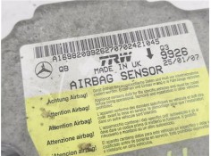 Recambio de centralita airbag para mercedes-benz clase a (bm 169) 2.0 a 180 cdi (169.007) referencia OEM IAM A1698209926  