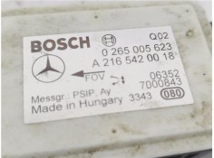 Recambio de sensor central estabilidad esp para mercedes-benz clase a (bm 169) 2.0 a 180 cdi (169.007) referencia OEM IAM A21654
