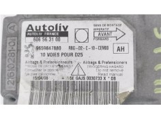 Recambio de centralita airbag para peugeot 407 coupé 2.0 hdi referencia OEM IAM 9659847880 606563100 