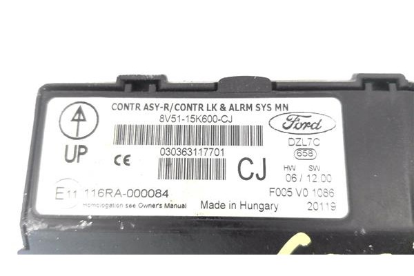 Recambio de módulo electrónico para ford fiesta vi 1.6 tdci referencia OEM IAM 8V5115K600CJ 30363117701 
