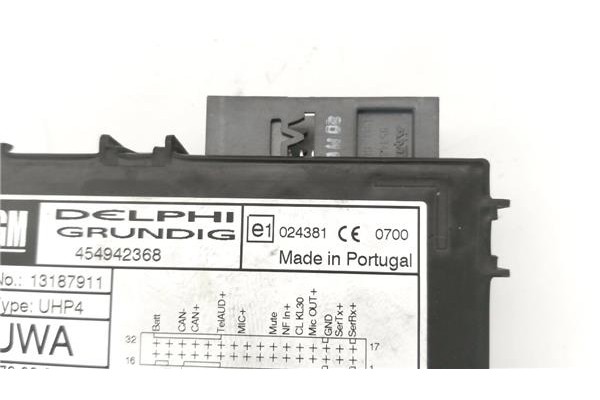 Recambio de módulo electrónico para opel astra h gtc 1.7 cdti referencia OEM IAM 454942368 13187911 
