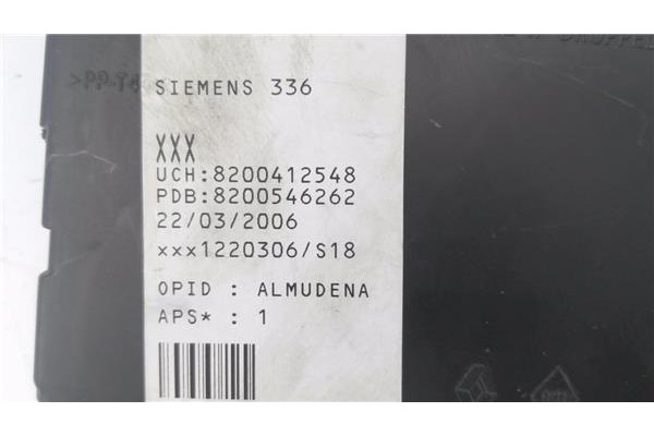 Recambio de módulo electrónico para renault megane ii (bm0/1_, cm0/1_) 2.0 16v (bm0u, cm0u) referencia OEM IAM 8200412548 820054