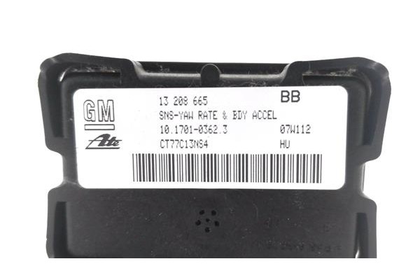 Recambio de sensor central estabilidad esp para opel astra h gtc 1.7 cdti referencia OEM IAM 13208665 10170103623 