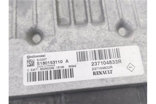 Recambio de centralita para renault grand scénic iii (jz0/1_) 1.5 dci referencia OEM IAM 237104833E S180153110A 