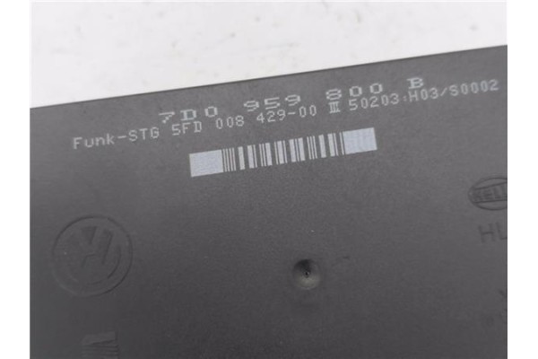 Recambio de modulo confort para volkswagen t4 transporter 1.9 furgón referencia OEM IAM 7D0959800B 5FD00842900 