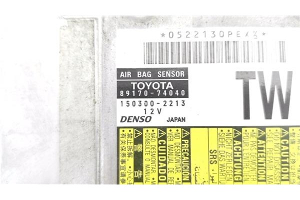 Recambio de centralita airbag para toyota iq (nuj1/ngj1/kgj1) 1.0 básico referencia OEM IAM 8917074040 1503002213 