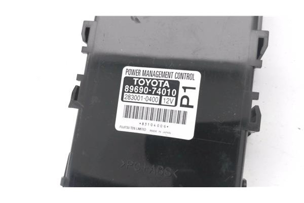 Recambio de módulo electrónico para toyota iq (nuj1/ngj1/kgj1) 1.0 básico referencia OEM IAM 8969074010 2830010400 