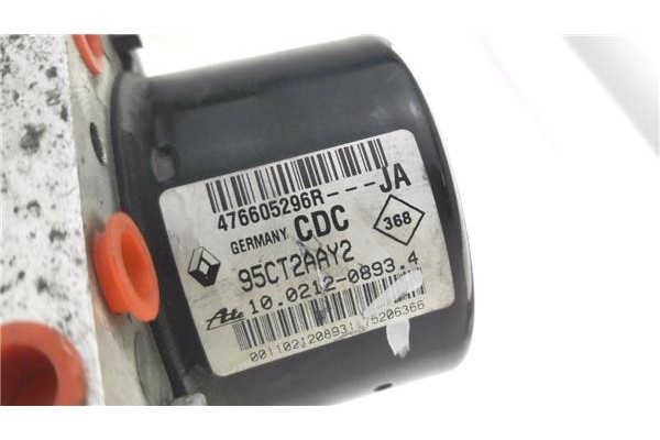 Recambio de nucleo abs para renault grand scénic iii (jz0/1_) 1.5 dci referencia OEM IAM 476605296R 95CT2AAY2 