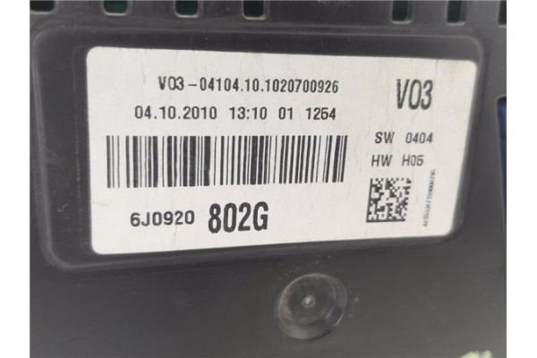 Recambio de cuadro completo para seat ibiza berlina (6j5) 1.4 tsi referencia OEM IAM 6J0920802G A2C53387159 