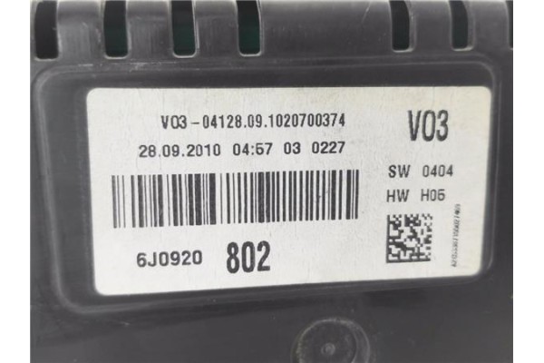 Recambio de cuadro completo para seat ibiza st (6j8) 1.2 tsi referencia OEM IAM 6J0920802 A2C53387155 