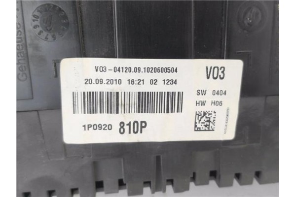 Recambio de cuadro completo para seat leon (1p1) 1.4 tsi referencia OEM IAM 1P0920810P A2C53414302 