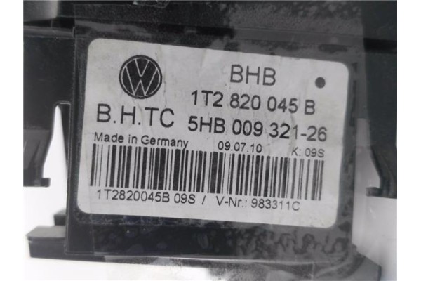 Recambio de mandos calefaccion / a.a. para seat leon (1p1) 1.4 tsi referencia OEM IAM 1T2820045B 5HB00932126 