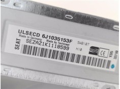 Recambio de radio / cd para seat ibiza berlina (6j5) 1.4 16v referencia OEM IAM 6J1035153F SEZA1K1118599 