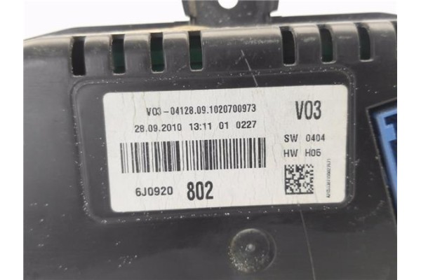 Recambio de cuadro completo para seat ibiza berlina (6j5) 1.4 16v referencia OEM IAM 6J0920802 A2C53387155 