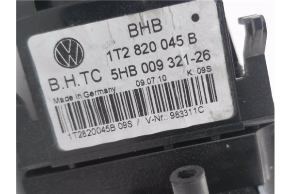 Recambio de mandos calefaccion / a.a. para seat leon (1p1) 1.2 reference referencia OEM IAM 1T2820045B 5HB00932126 