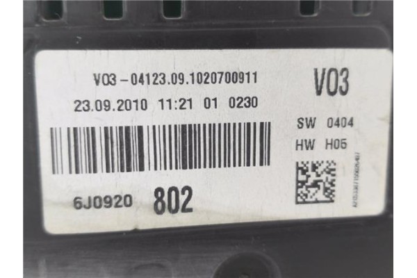 Recambio de cuadro completo para seat ibiza berlina (6j5) 1.4 referencia OEM IAM 6J0920802 A2C53387155 