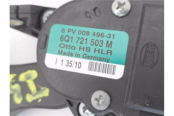 Recambio de pedal acelerador para seat ibiza berlina (6j5) 1.6 tdi referencia OEM IAM 6Q1721503M  
