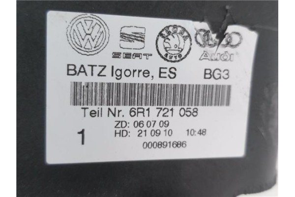Recambio de pedal freno para seat ibiza berlina (6j5) 1.6 tdi referencia OEM IAM 6R1721058 8201790 