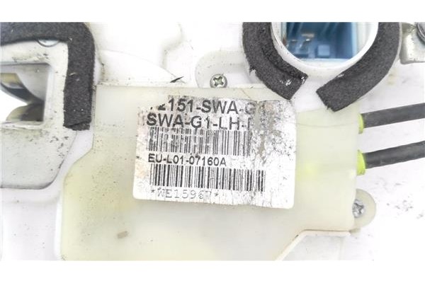 Recambio de cierre electromagnetico delantero izquierdo para honda cr-v iii 2.0 i referencia OEM IAM EUL0107160A  