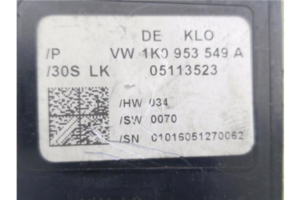 Recambio de mando intermitencia para seat altea (5p1) 1.9 arena referencia OEM IAM 1K0953503CT 1K0953549A 