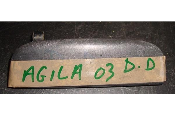 Recambio de maneta exterior delantero derecha para opel agila (2003) 1.0 básico [1,0 ltr. - 43 kw 12v cat (z 10 xe / lw3)] refer