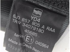 Recambio de cinturon seguridad trasero izquierdo para seat ibiza berlina (6j5) 1.4 16v referencia OEM IAM 6J0857805A  