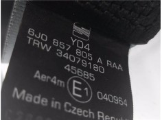 Recambio de cinturon seguridad trasero izquierdo para seat ibiza berlina (6j5) 1.4 tsi referencia OEM IAM 6J0857805A  