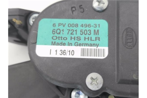 Recambio de pedal acelerador para seat ibiza berlina (6j5) 1.2 referencia OEM IAM 6Q1721503M  