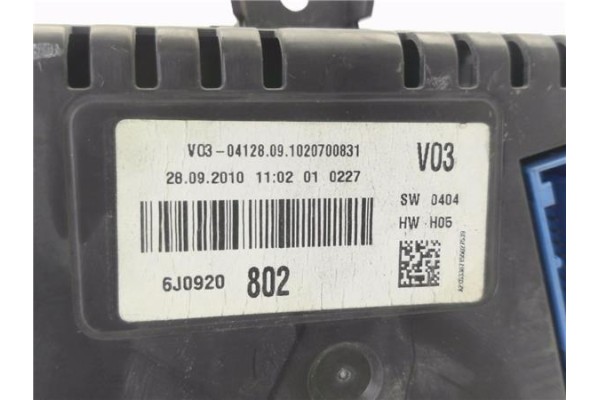 Recambio de cuadro completo para seat ibiza berlina (6j5) 1.2 referencia OEM IAM 6J0920802 A2C53387155 
