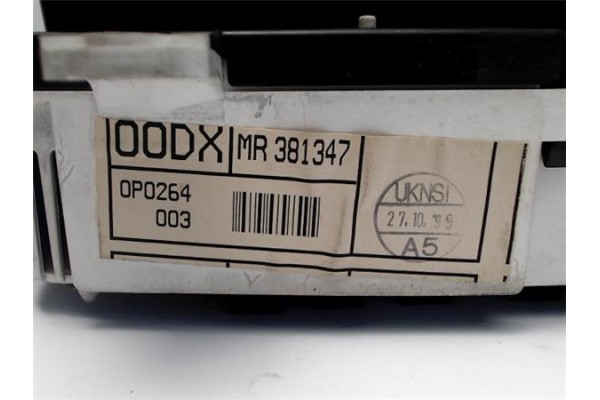 Recambio de cuadro completo para mitsubishi carisma berlina 5 (da0) 1.8 16v gdi (da2a) referencia OEM IAM MR381347 0P0264003 