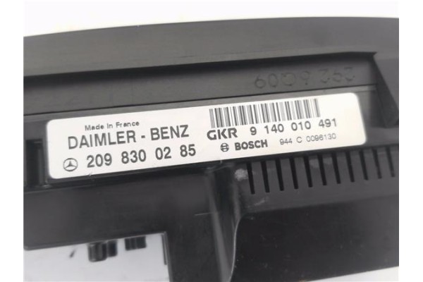 Recambio de mandos climatizador para mercedes-benz clk (bm 209) coupe 1.8 200 compressor (209.342) referencia OEM IAM 2098300285