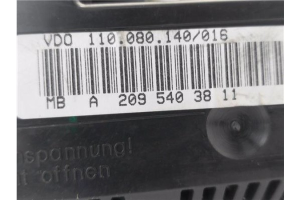Recambio de cuadro completo para mercedes-benz clk (bm 209) coupe 1.8 200 compressor (209.342) referencia OEM IAM A2095403811 1,