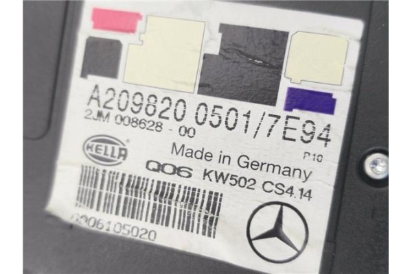 Recambio de luz delantero central techo para mercedes-benz clk (bm 209) coupe 1.8 200 compressor (209.342) referencia OEM IAM A2
