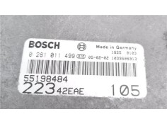 Recambio de centralita para fiat i doblo (223) cargo 1.9 jtd referencia OEM IAM 55198484 281011499 